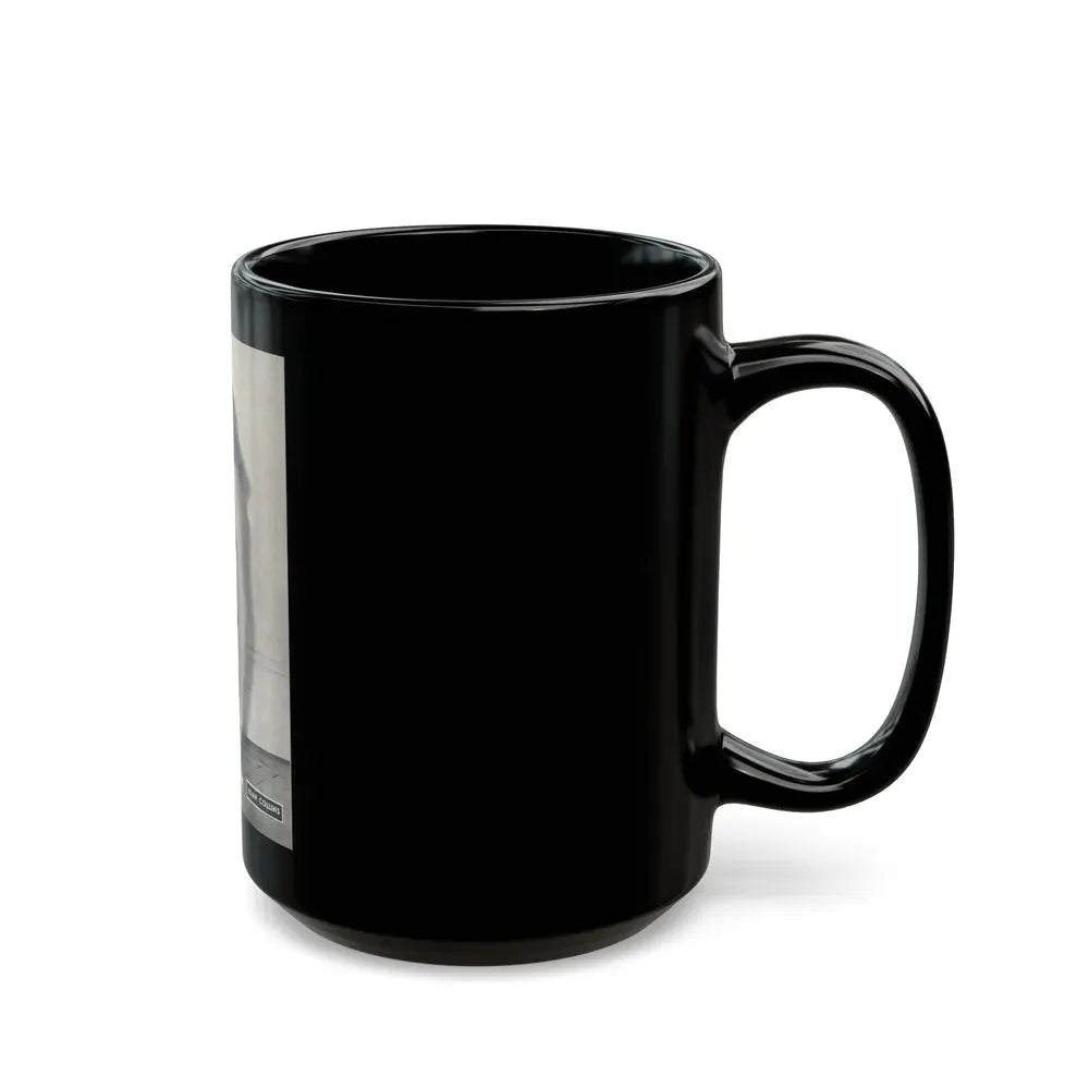 Joan Collins #516 (Vintage Female Icon) Black Coffee Mug - Go Mug Yourself