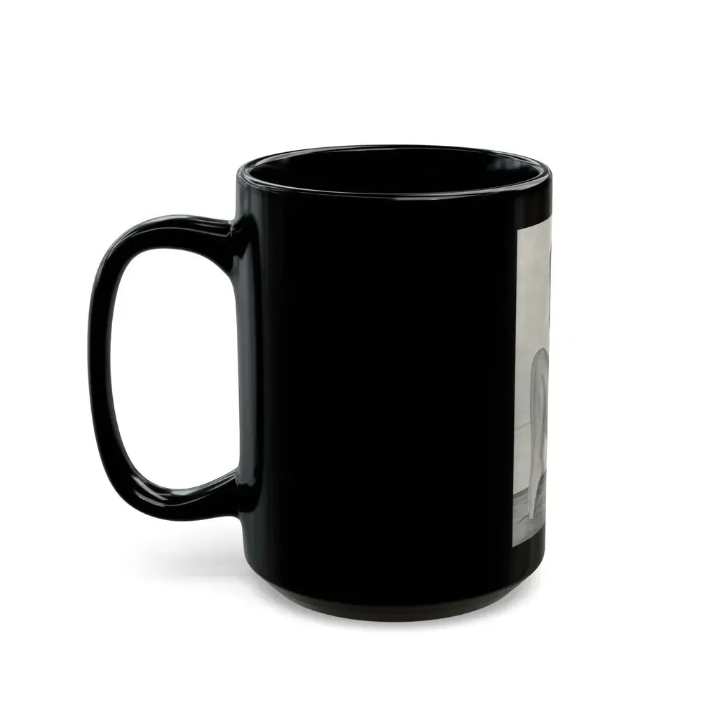 Joan Collins #516 (Vintage Female Icon) Black Coffee Mug - Go Mug Yourself