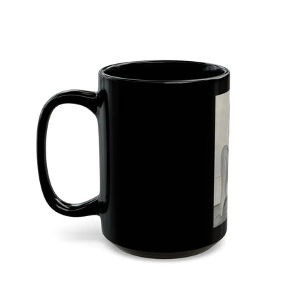 Joan Collins #516 (Vintage Female Icon) Black Coffee Mug - Go Mug Yourself