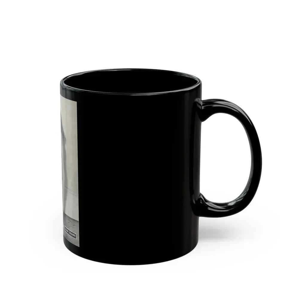 Joan Collins #516 (Vintage Female Icon) Black Coffee Mug - Go Mug Yourself