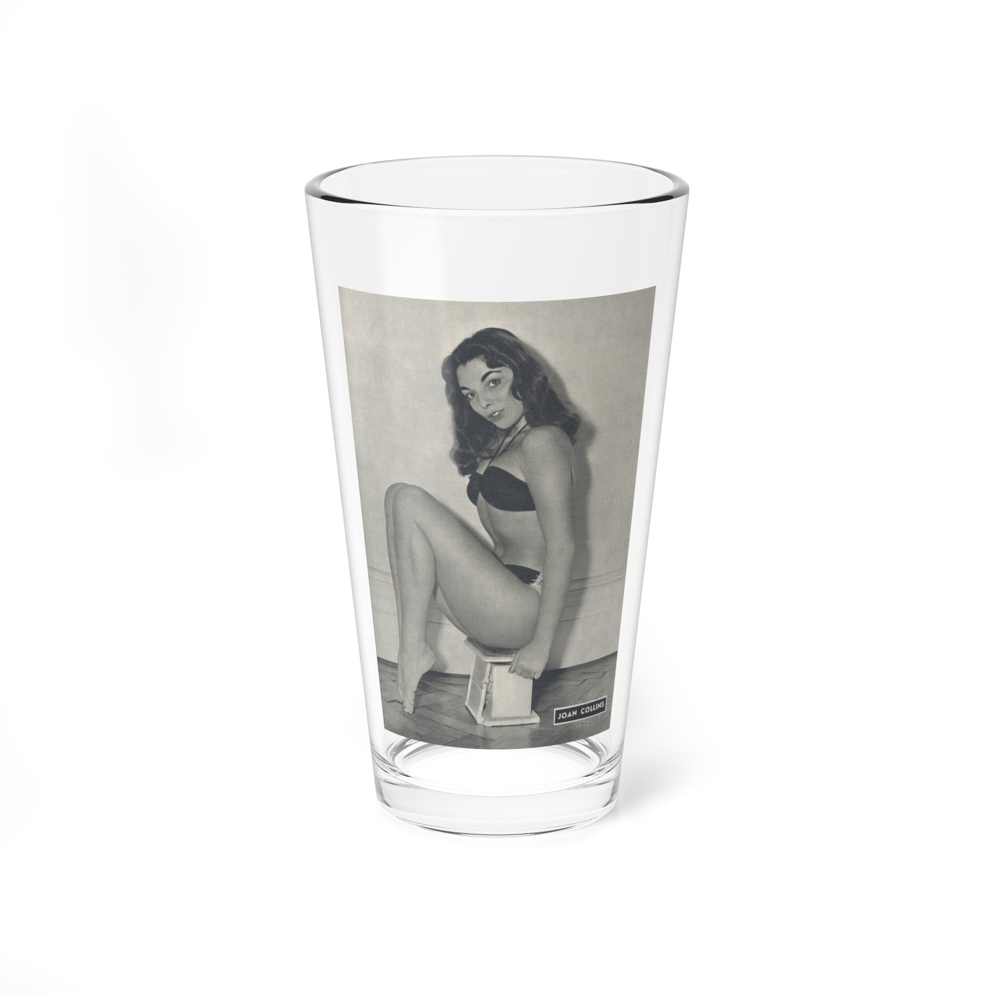 Joan Collins #516 (Vintage Female Icon) Pint Glass 16oz-16oz-Go Mug Yourself