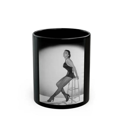 Joan Collins #517 (Vintage Female Icon) Black Coffee Mug 11oz - Go Mug Yourself