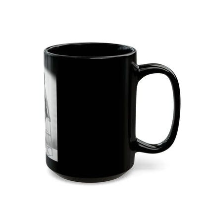 Joan Collins #517 (Vintage Female Icon) Black Coffee Mug - Go Mug Yourself