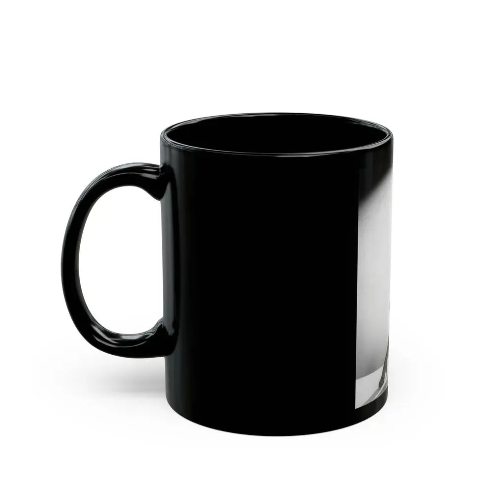 Joan Collins #517 (Vintage Female Icon) Black Coffee Mug - Go Mug Yourself