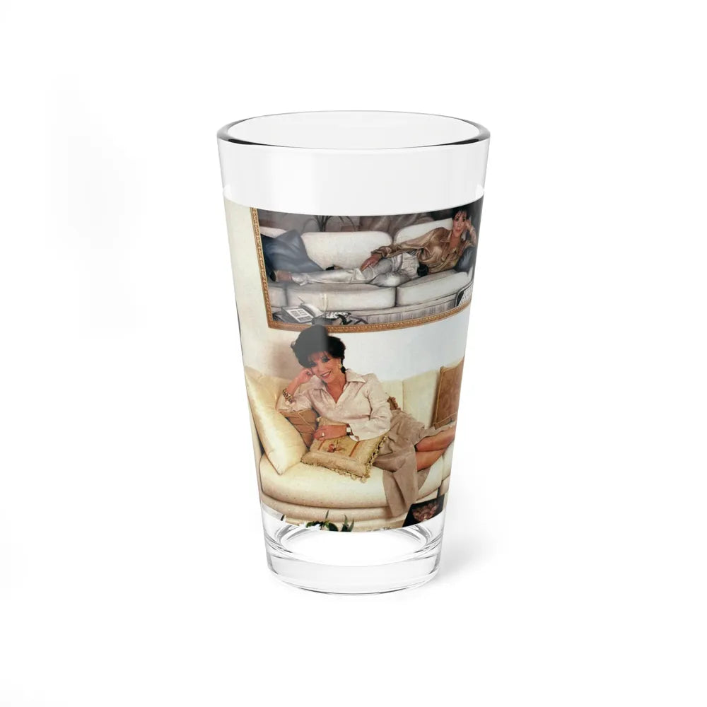 Joan Collins #522 (Vintage Female Icon) Pint Glass 16oz 16oz - Go Mug Yourself