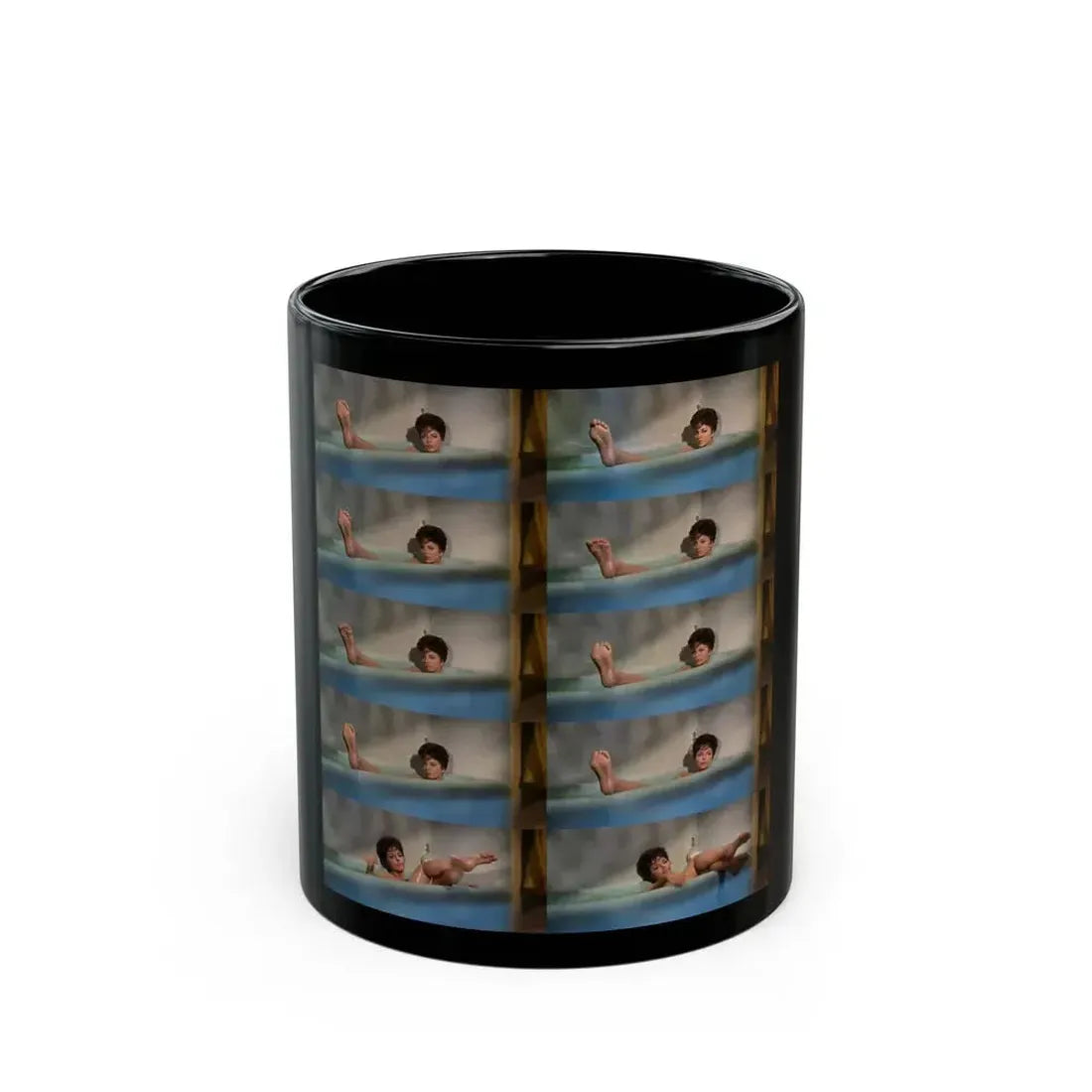 Joan Collins #523 (Vintage Female Icon) Black Coffee Mug 11oz - Go Mug Yourself