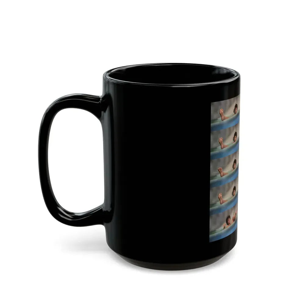 Joan Collins #523 (Vintage Female Icon) Black Coffee Mug - Go Mug Yourself