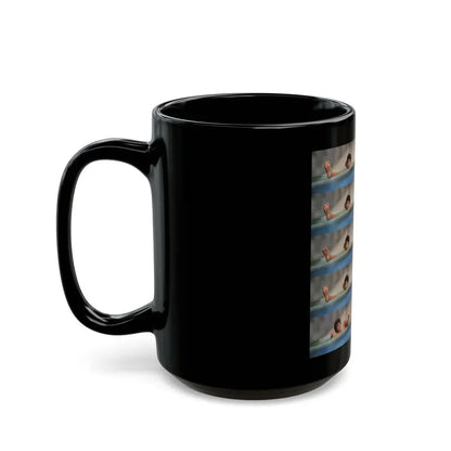 Joan Collins #523 (Vintage Female Icon) Black Coffee Mug - Go Mug Yourself