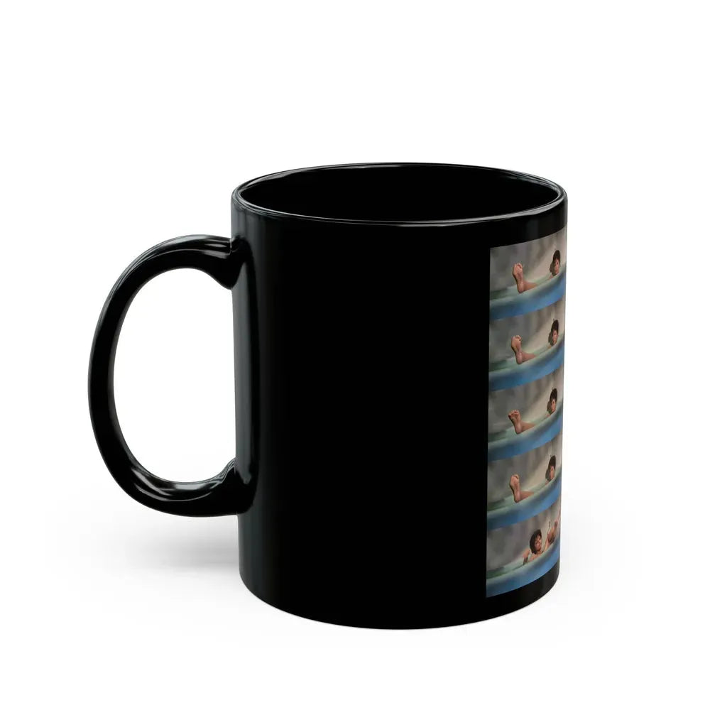Joan Collins #523 (Vintage Female Icon) Black Coffee Mug - Go Mug Yourself