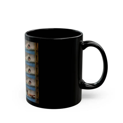 Joan Collins #523 (Vintage Female Icon) Black Coffee Mug - Go Mug Yourself