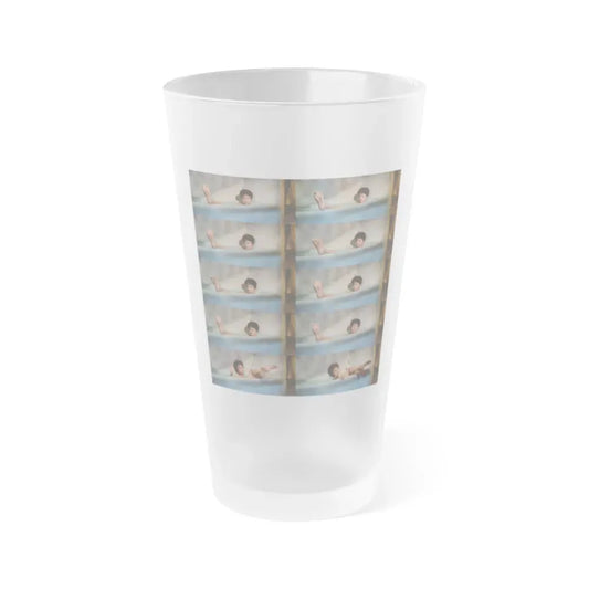 Joan Collins #523 (Vintage Female Icon) Frosted Pint Glass 16oz 16oz Frosted - Go Mug Yourself