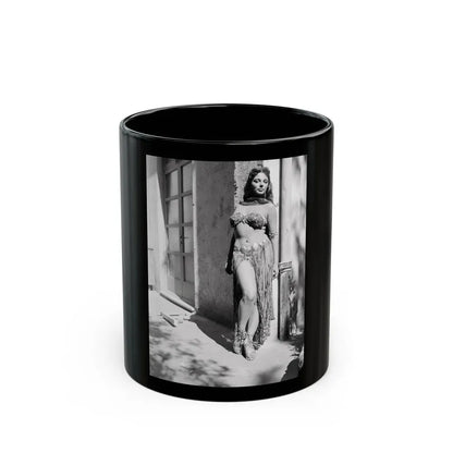 Joan Collins #524 (Vintage Female Icon) Black Coffee Mug 11oz - Go Mug Yourself