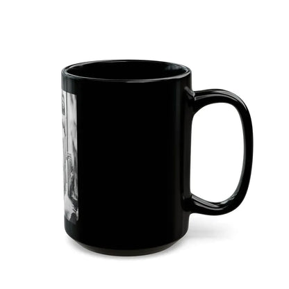 Joan Collins #524 (Vintage Female Icon) Black Coffee Mug - Go Mug Yourself
