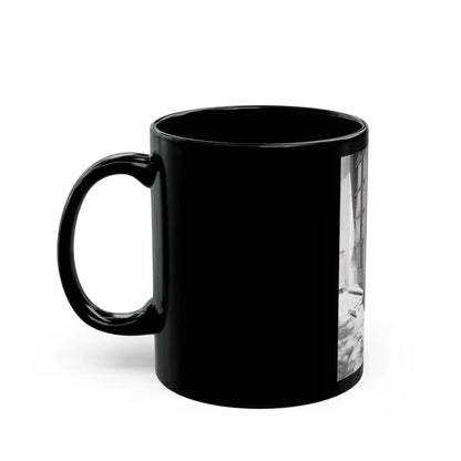 Joan Collins #524 (Vintage Female Icon) Black Coffee Mug - Go Mug Yourself