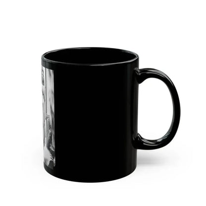 Joan Collins #524 (Vintage Female Icon) Black Coffee Mug - Go Mug Yourself