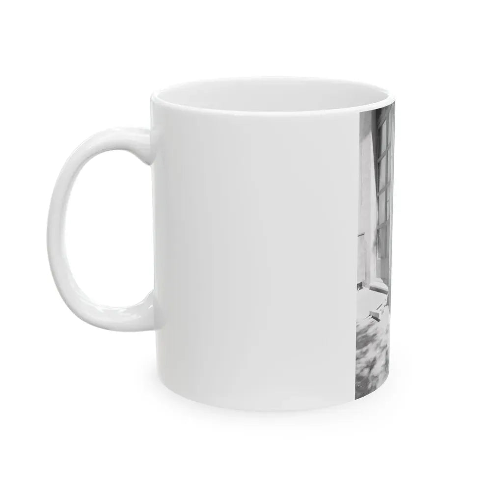Joan Collins #524 (Vintage Female Icon) White Coffee Mug - Go Mug Yourself