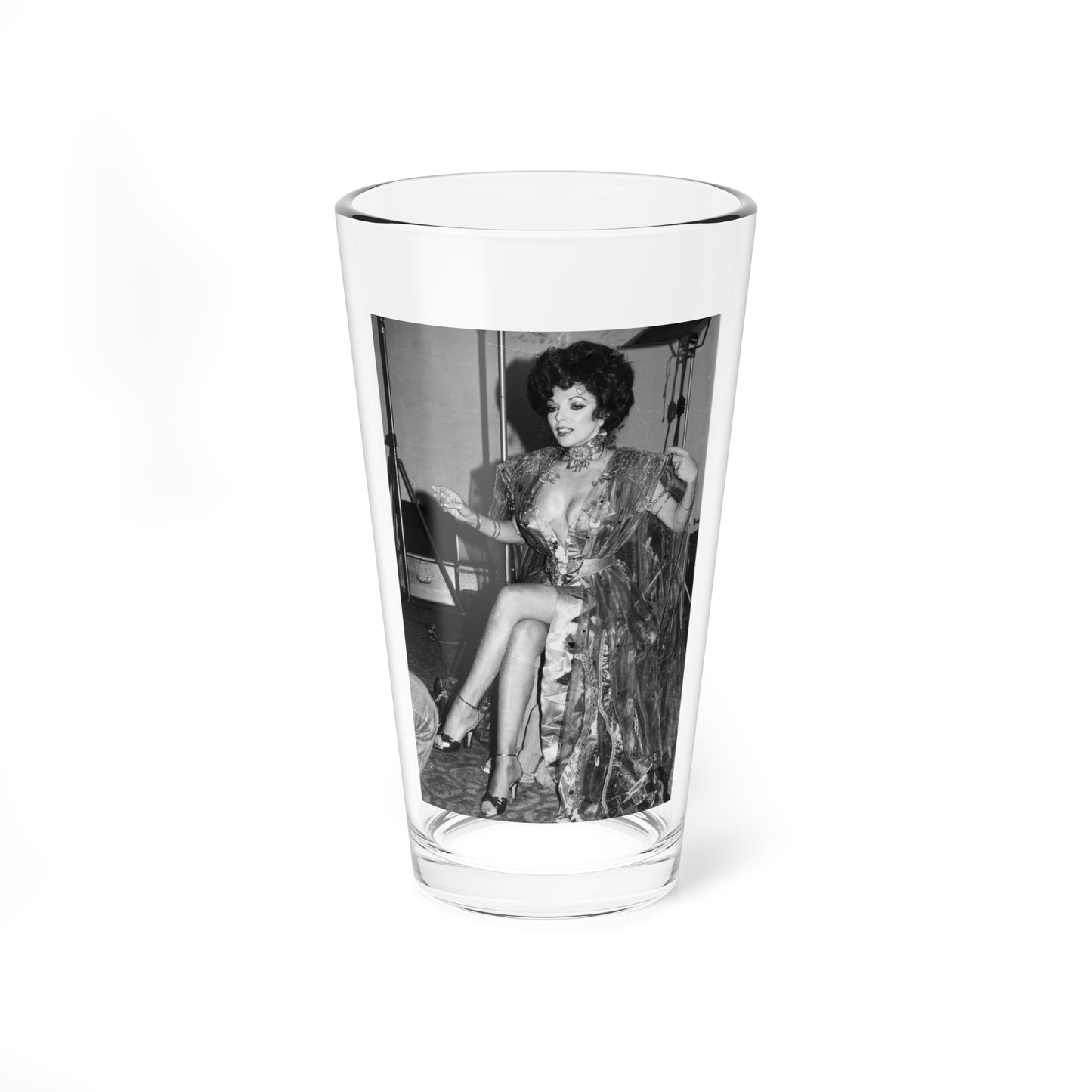 Joan Collins #525 (Vintage Female Icon) Pint Glass 16oz-16oz-Go Mug Yourself