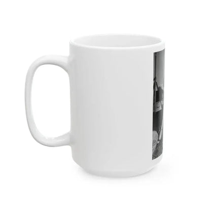 Joan Collins #525 (Vintage Female Icon) White Coffee Mug - Go Mug Yourself