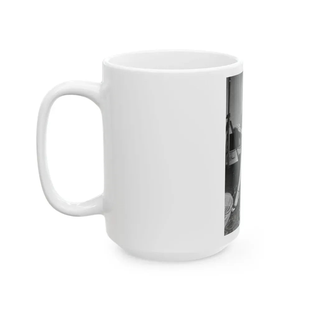 Joan Collins #525 (Vintage Female Icon) White Coffee Mug - Go Mug Yourself