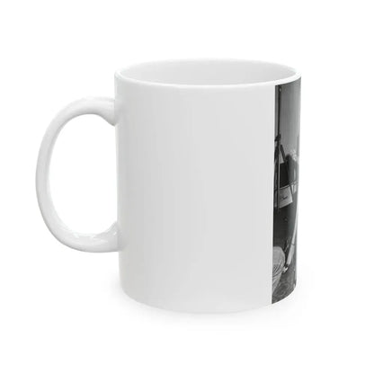 Joan Collins #525 (Vintage Female Icon) White Coffee Mug - Go Mug Yourself