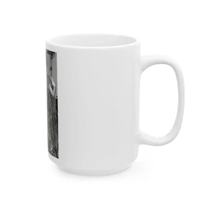 Joan Collins #525 (Vintage Female Icon) White Coffee Mug - Go Mug Yourself