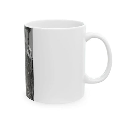 Joan Collins #525 (Vintage Female Icon) White Coffee Mug - Go Mug Yourself