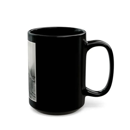 Joan Collins #526 (Vintage Female Icon) Black Coffee Mug - Go Mug Yourself