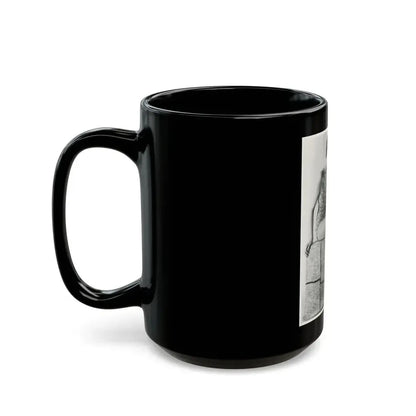 Joan Collins #526 (Vintage Female Icon) Black Coffee Mug - Go Mug Yourself