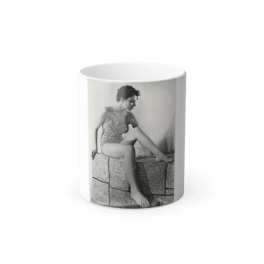 Joan Collins #526 (Vintage Female Icon) Color Changing Coffee Mug 11oz - Go Mug Yourself