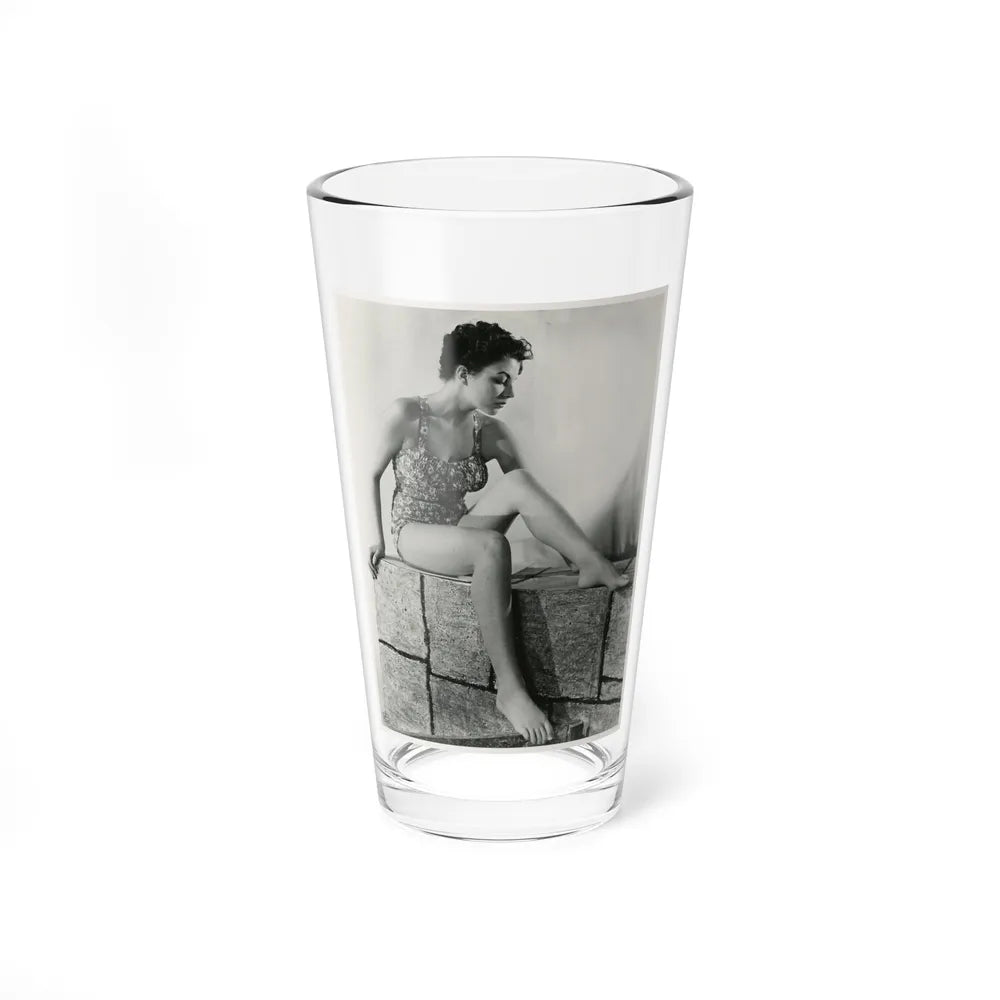 Joan Collins #526 (Vintage Female Icon) Pint Glass 16oz 16oz - Go Mug Yourself
