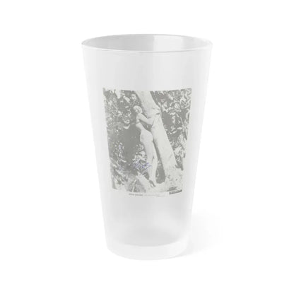 Joan Collins #527 (Vintage Female Icon) Frosted Pint Glass 16oz 16oz Frosted - Go Mug Yourself