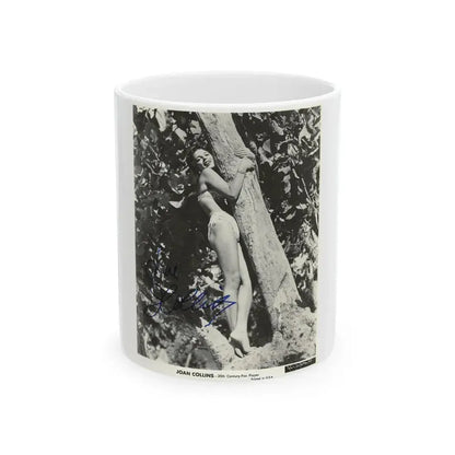 Joan Collins #527 (Vintage Female Icon) White Coffee Mug 11oz - Go Mug Yourself