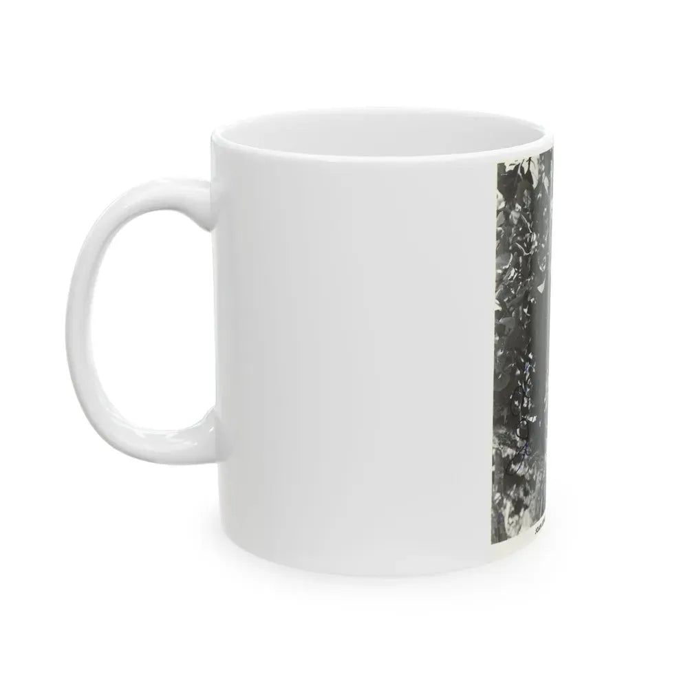 Joan Collins #527 (Vintage Female Icon) White Coffee Mug - Go Mug Yourself
