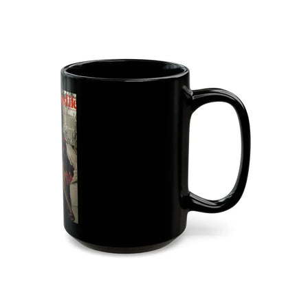 Joan Collins #528 - Mag. Cover (Vintage Female Icon) Black Coffee Mug - Go Mug Yourself