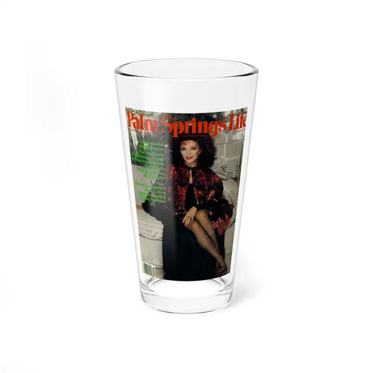Joan Collins #528 - Mag. Cover (Vintage Female Icon) Pint Glass 16oz 16oz - Go Mug Yourself