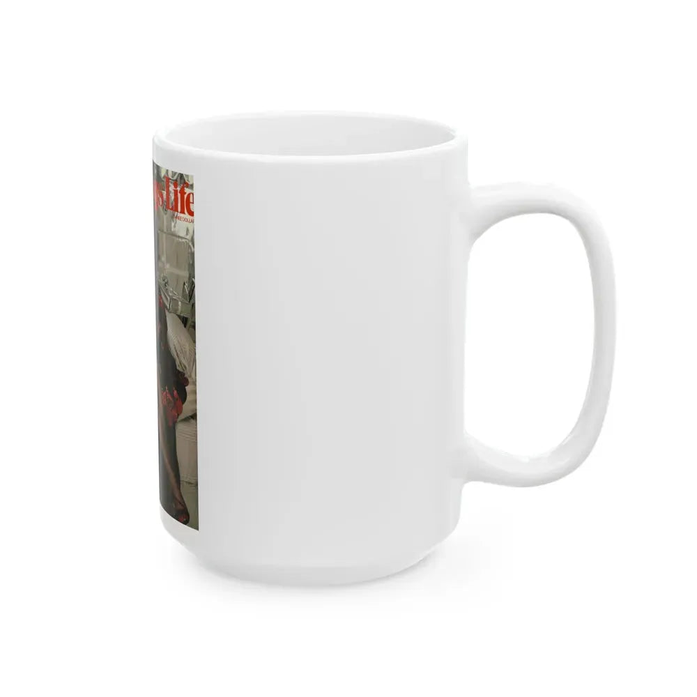 Joan Collins #528 - Mag. Cover (Vintage Female Icon) White Coffee Mug - Go Mug Yourself
