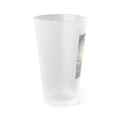 Joan Collins #535 (Vintage Female Icon) Frosted Pint Glass 16oz - Go Mug Yourself