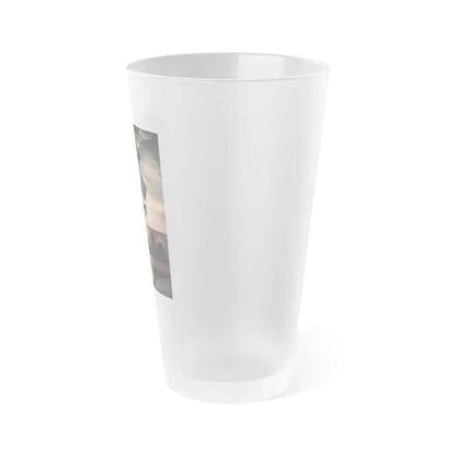 Joan Collins #535 (Vintage Female Icon) Frosted Pint Glass 16oz - Go Mug Yourself