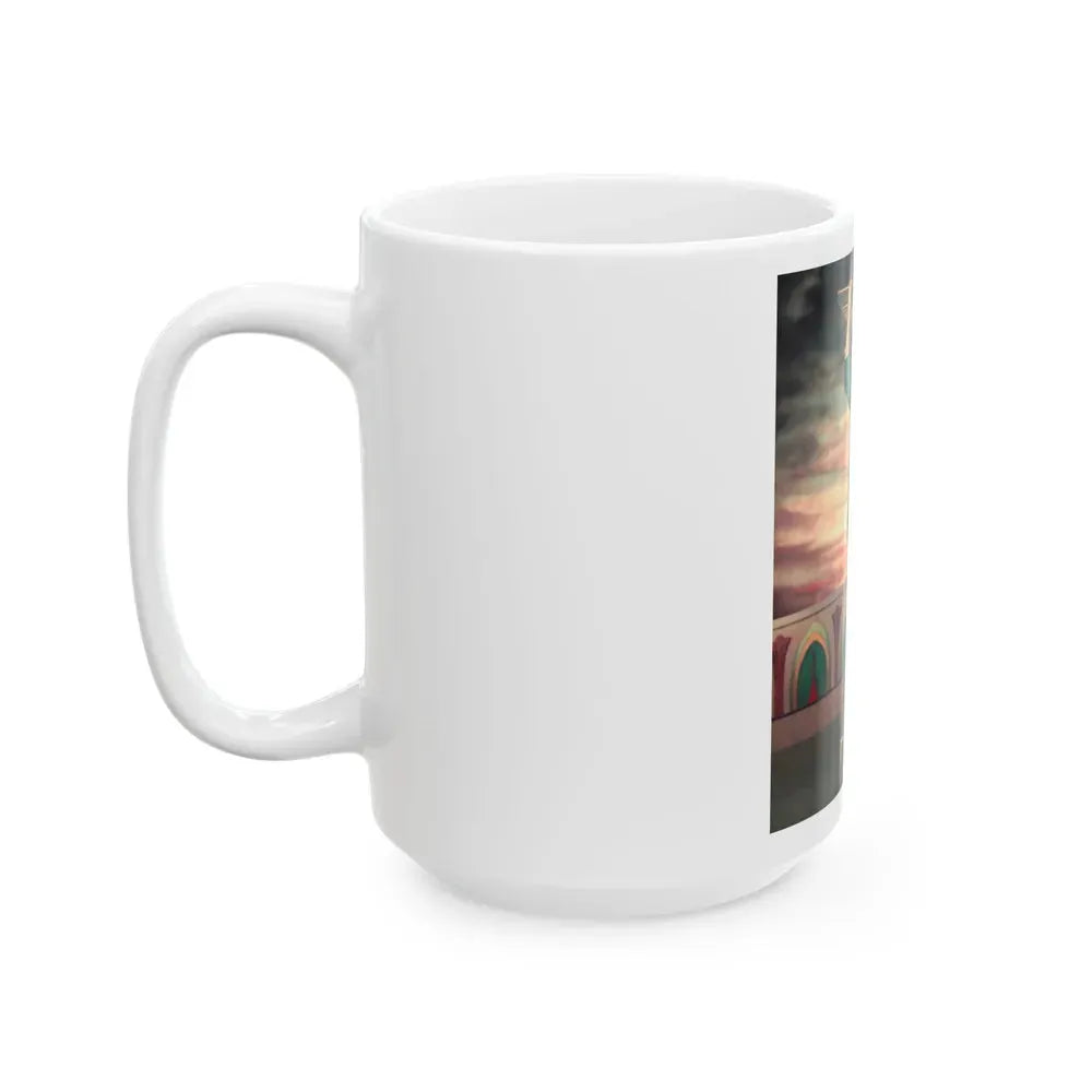 Joan Collins #535 (Vintage Female Icon) White Coffee Mug - Go Mug Yourself
