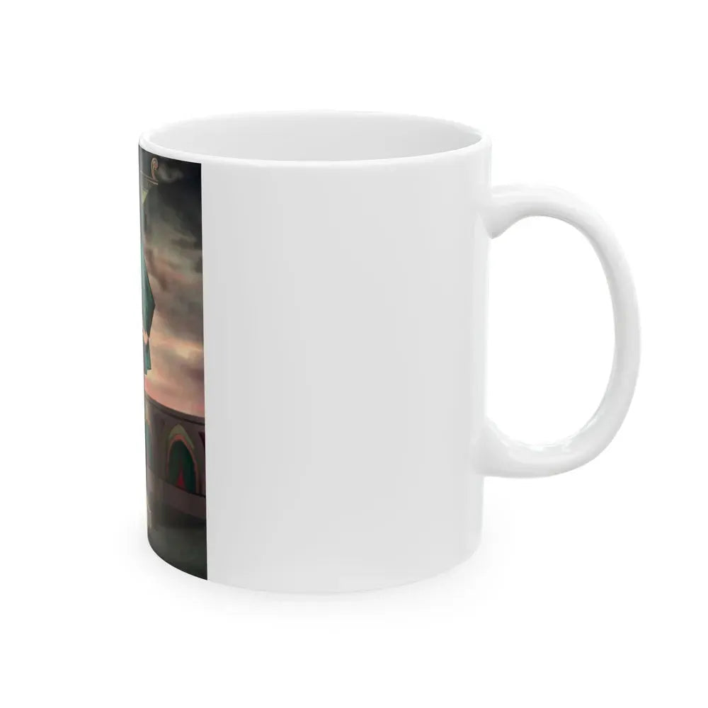 Joan Collins #535 (Vintage Female Icon) White Coffee Mug - Go Mug Yourself