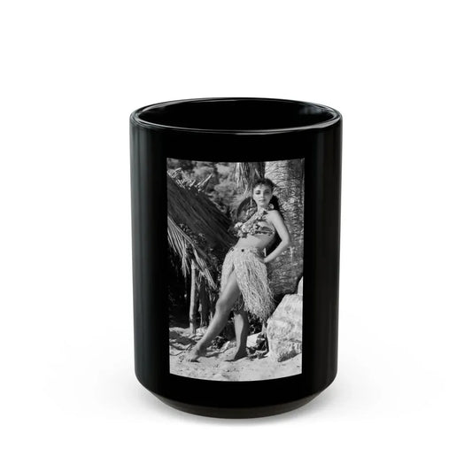 Joan Collins #536 (Vintage Female Icon) Black Coffee Mug 15oz - Go Mug Yourself