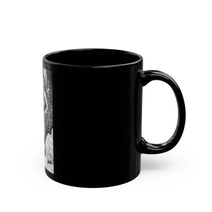 Joan Collins #536 (Vintage Female Icon) Black Coffee Mug - Go Mug Yourself
