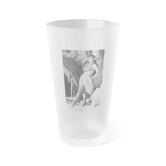 Joan Collins #536 (Vintage Female Icon) Frosted Pint Glass 16oz 16oz Frosted - Go Mug Yourself