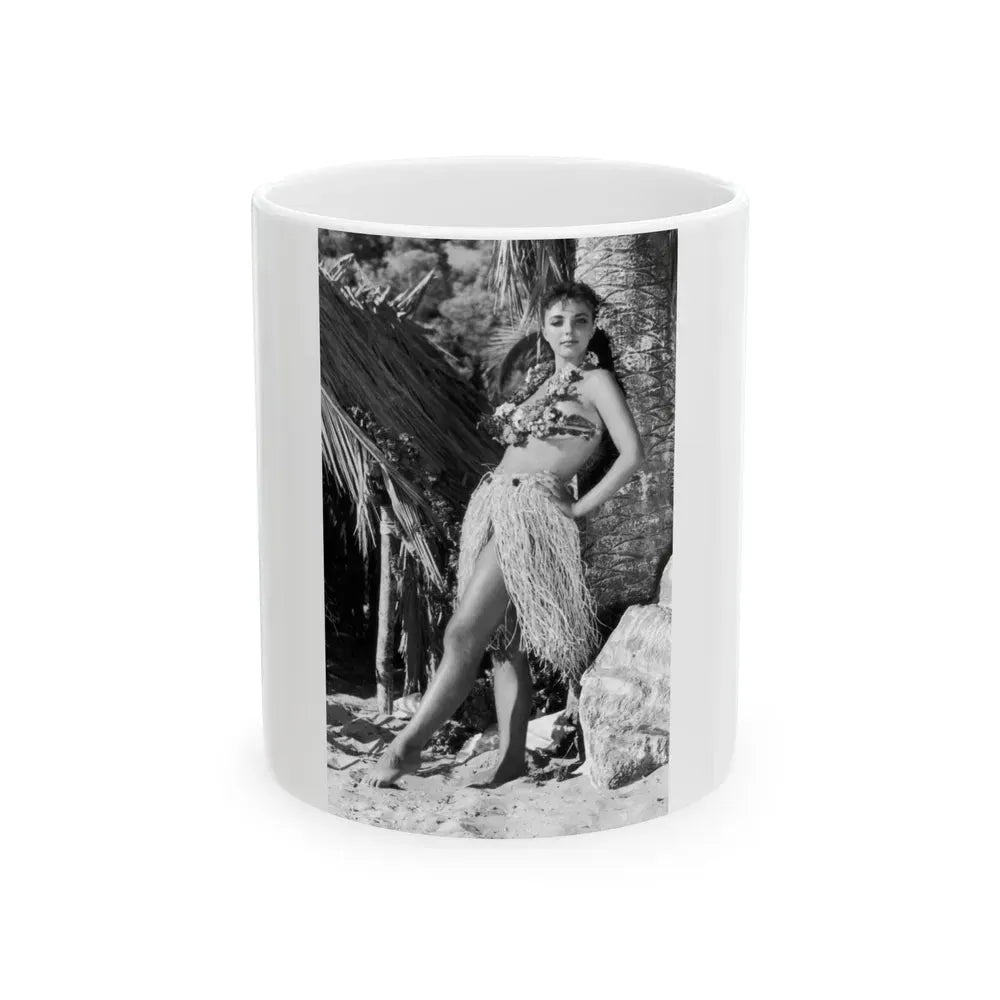 Joan Collins #536 (Vintage Female Icon) White Coffee Mug 11oz - Go Mug Yourself