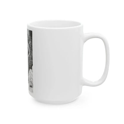 Joan Collins #536 (Vintage Female Icon) White Coffee Mug - Go Mug Yourself