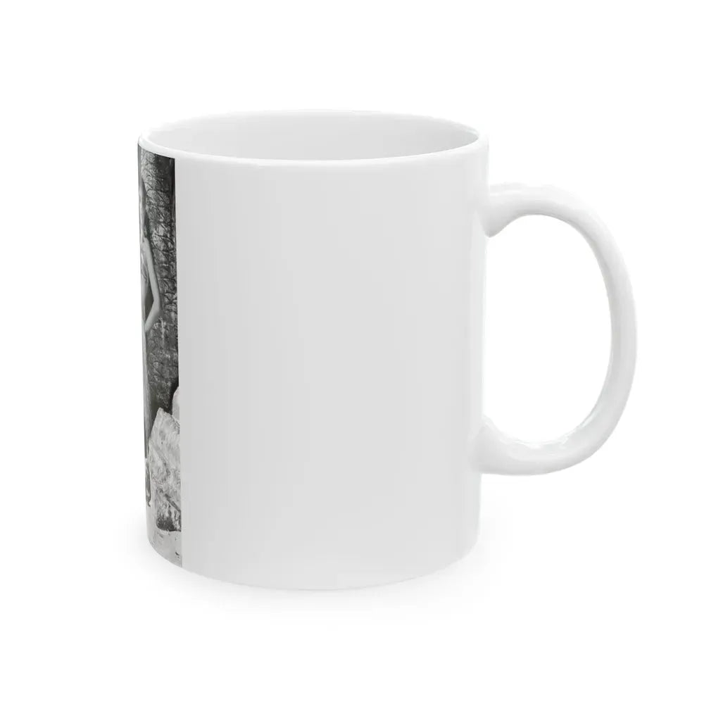 Joan Collins #536 (Vintage Female Icon) White Coffee Mug - Go Mug Yourself
