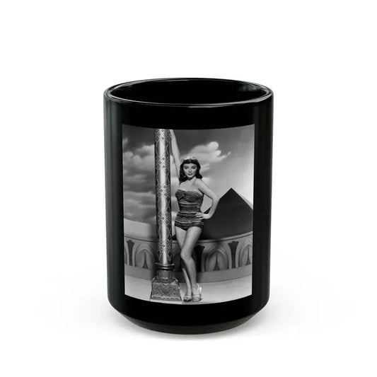Joan Collins #537 (Vintage Female Icon) Black Coffee Mug 15oz - Go Mug Yourself
