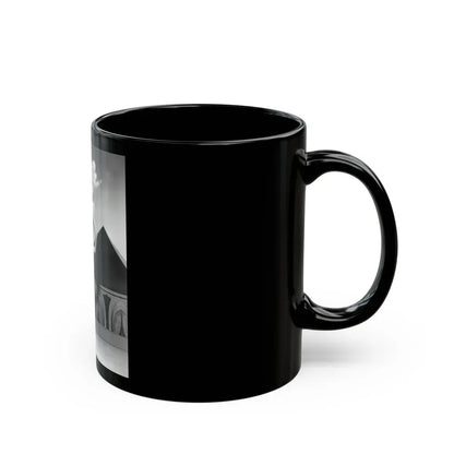 Joan Collins #537 (Vintage Female Icon) Black Coffee Mug - Go Mug Yourself