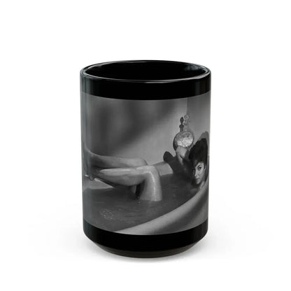 Joan Collins #540 (Vintage Female Icon) Black Coffee Mug 15oz - Go Mug Yourself