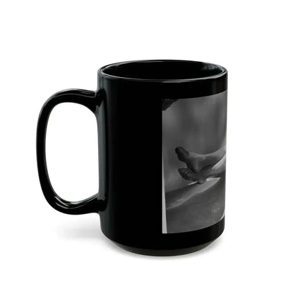 Joan Collins #540 (Vintage Female Icon) Black Coffee Mug - Go Mug Yourself